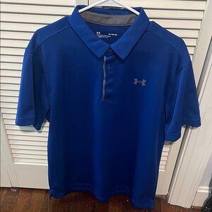 Under Armour Men's Vibrant Blue Polo